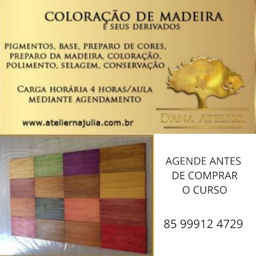 Curso de Coloração de Madeira