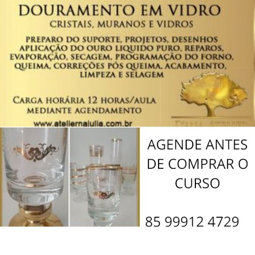 Curso de Douramento em Vidro